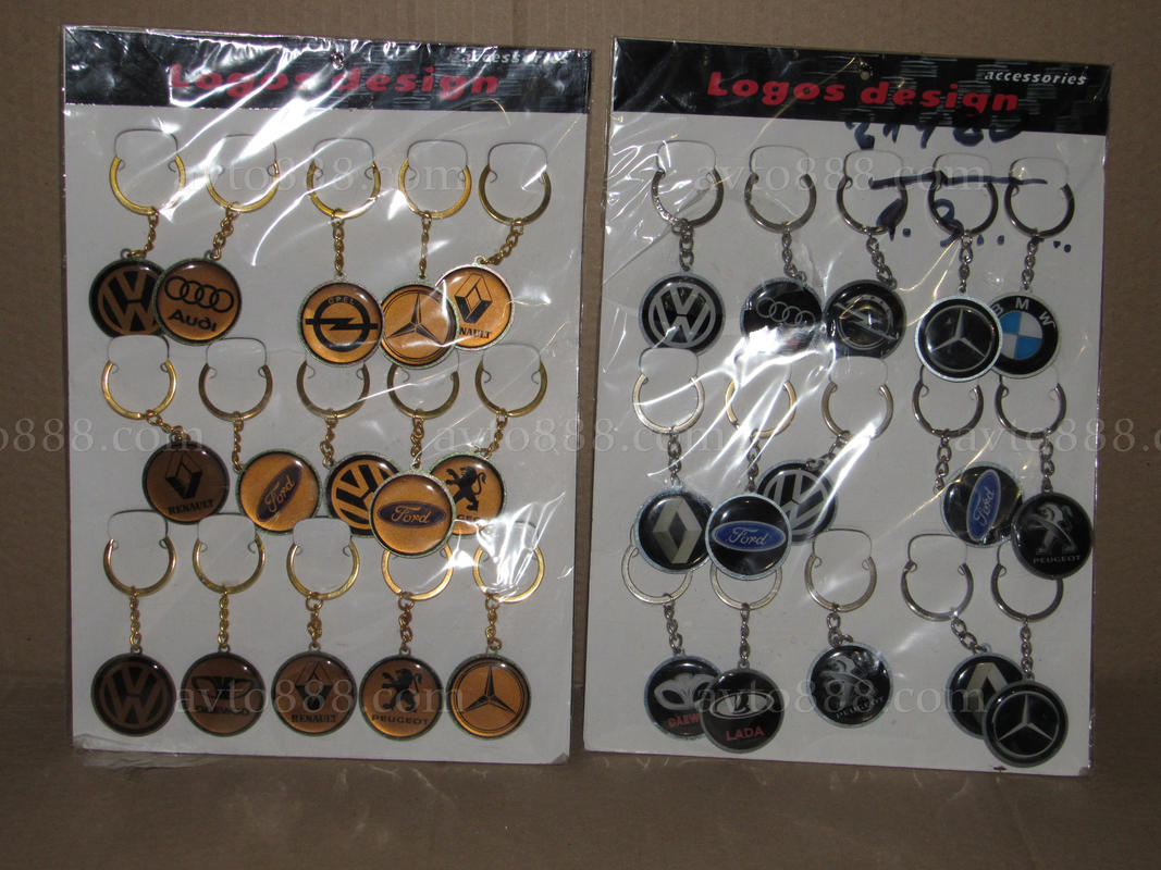 брелок  мікс шкіра+метал   -шт-