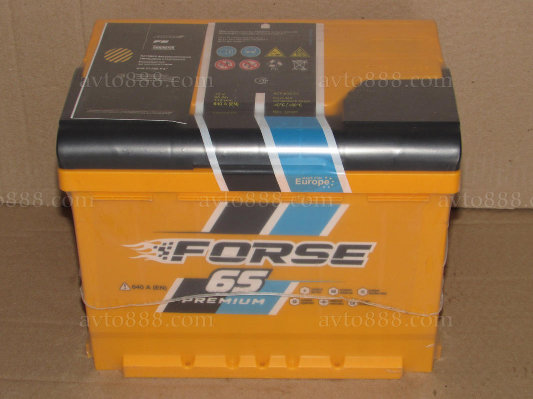 АКБ  65 L+ 640A "Racing / Forse"