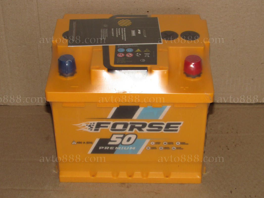 АКБ  50 L+ 480A "Racing Forse"