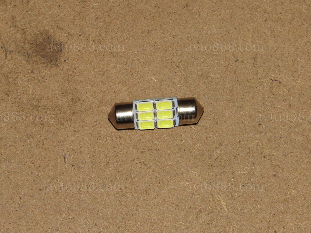 лампочка 12v салона 31мм LED "lavrled"