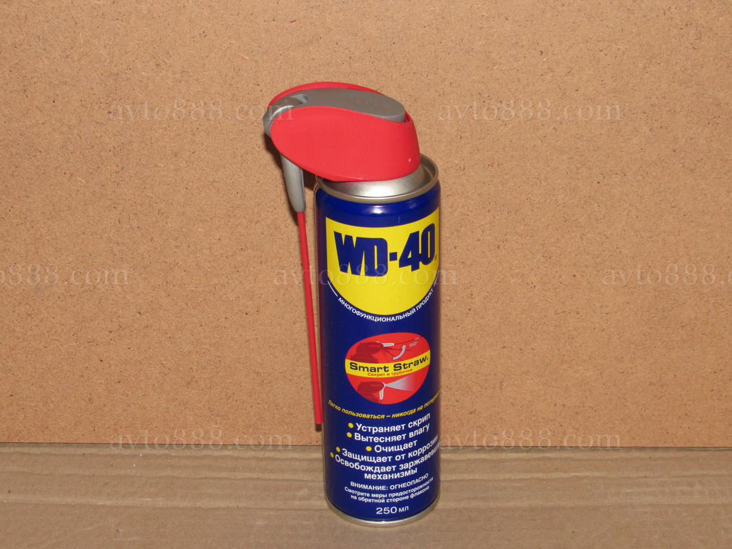 аерозоль / рідкий ключ "WD-40" 250ml з трубкою SMART STRAW