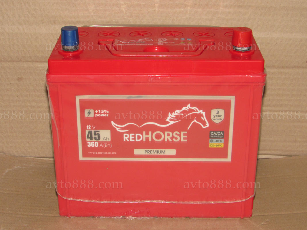 АКБ Азія  45 R+ 390A "Racing Forse"