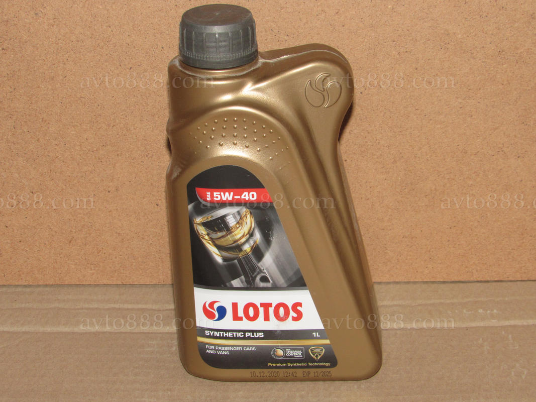 масло  5w40 1л "Lotos" SYNTETIC PLUS   - - -