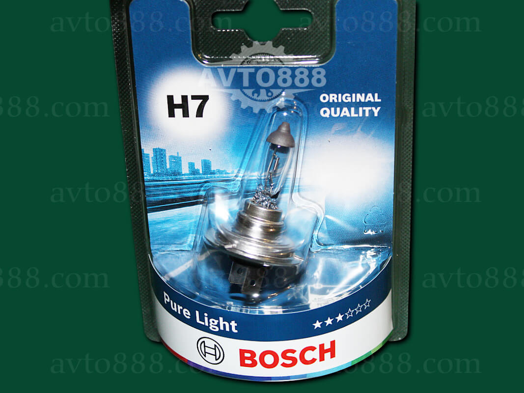 лампочка 12v Н7 55W "Bosch" Pure бліст.