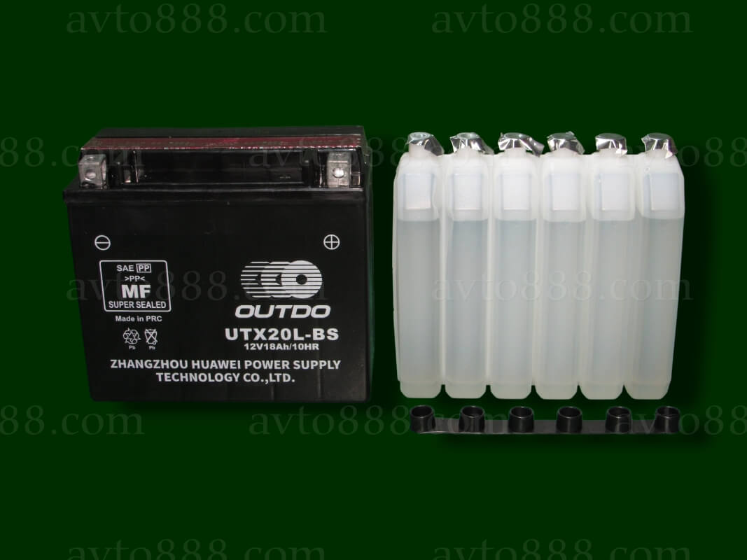 АКБ МОТО 12V 18A "OUTDO" / "MAXION"