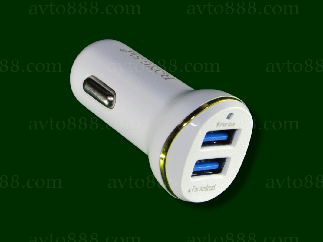 зарядний телеф. "PONG-SL"   2USB 12/24V -