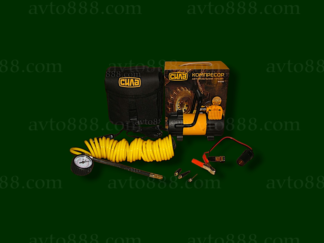 компресор "Сила" 1-поршн. 40л./хв / 10атм / з витим шланг