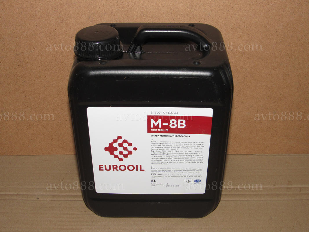 масло М8-В  5л "Заводская" кан.