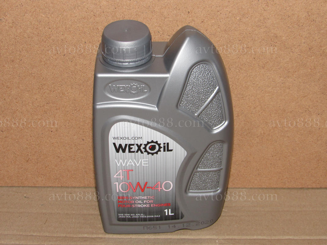 масло 4Т 1л "Wexoil" Wave 10w40 кан.