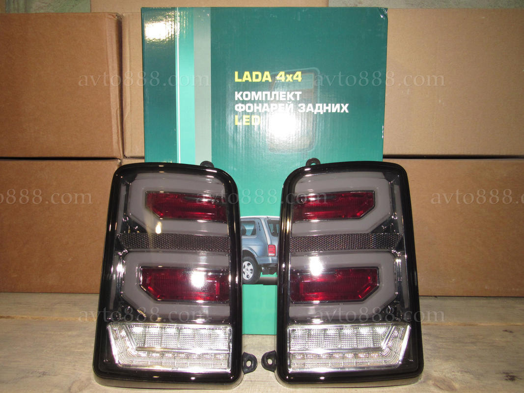 фонар 21213, 21214 к-кт LED-червон.