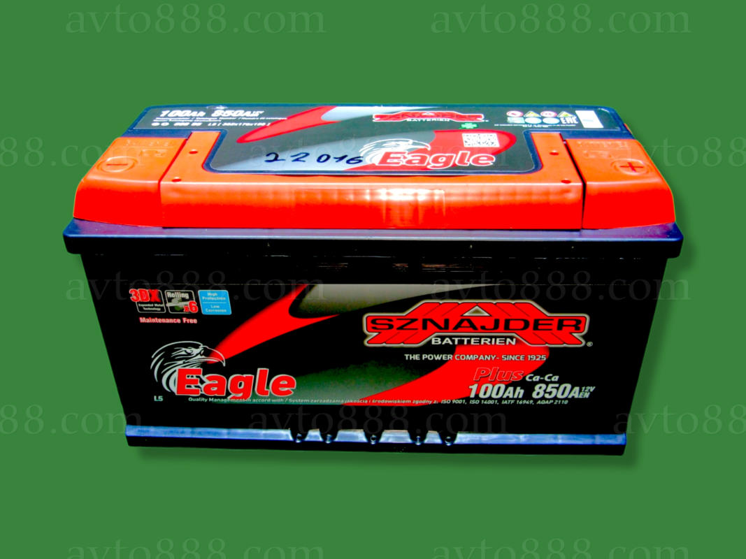 АКБ 100 R+ 850A "ZAP" / "SZNAJDER"   - - -