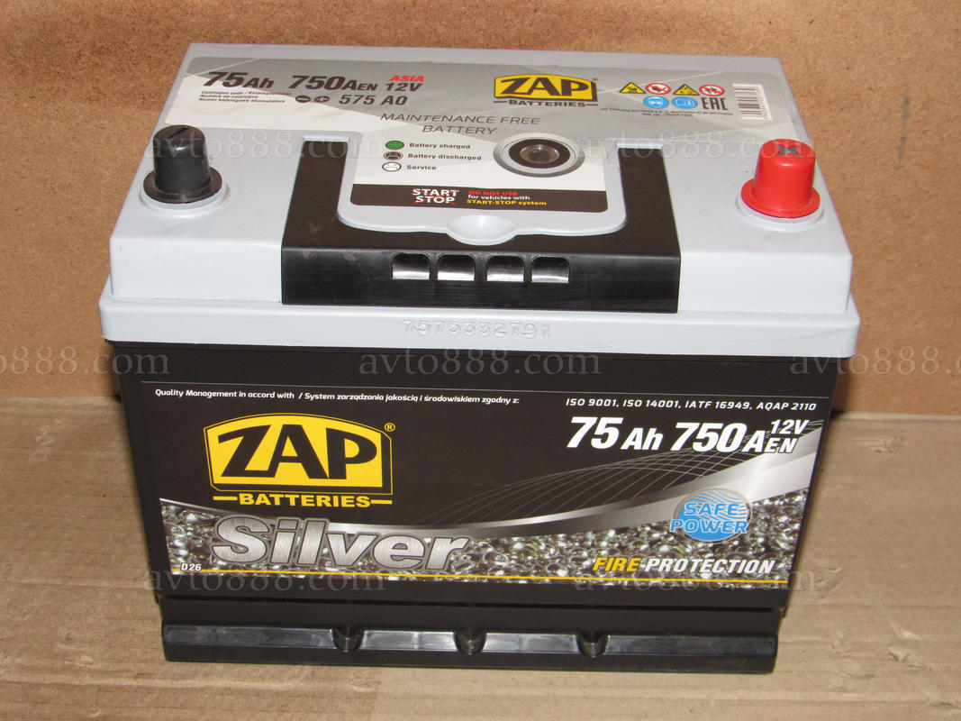 АКБ Азія  75 R+ 740A "Topla"