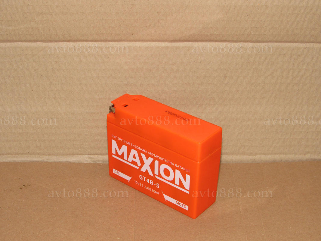 АКБ МОТО 12V  2,3A GEL вузьк. "MAXION"