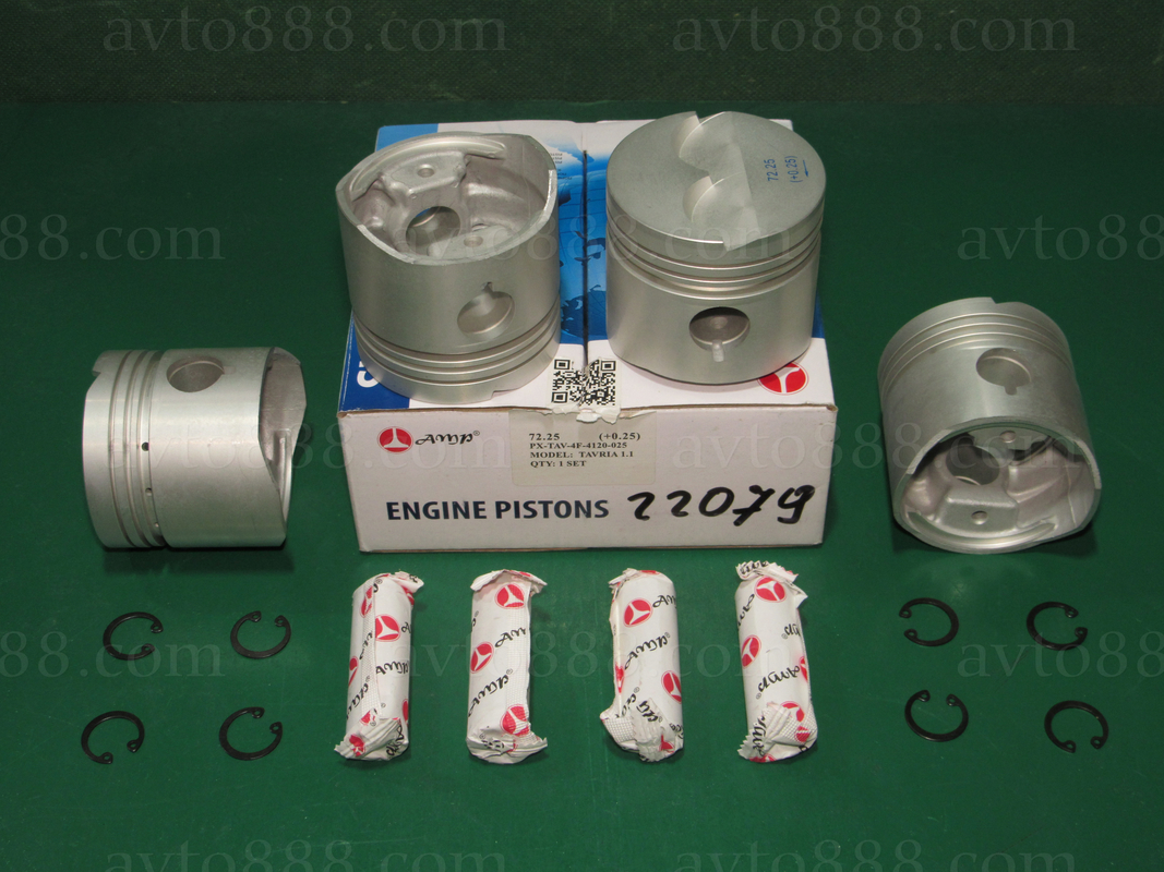 поршень Таврія 1.1 72.25 "AMP" з пальцями      - - -