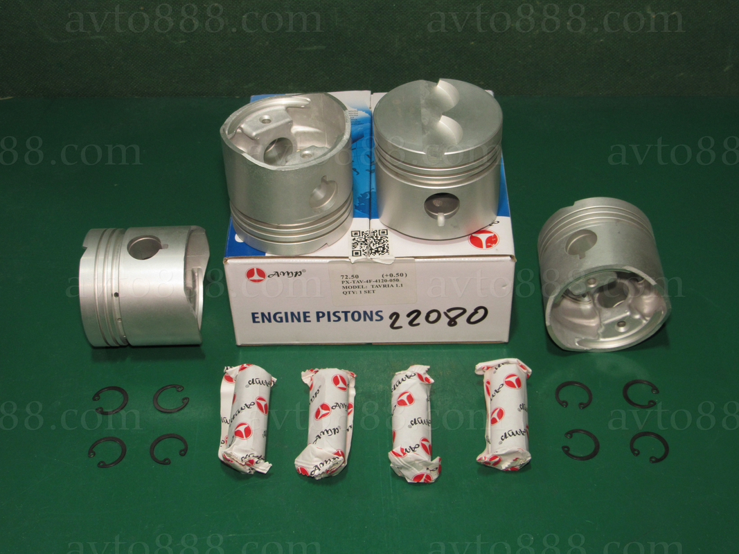 поршень Таврія 1.1 72.5 "AMP" з пальцями      - - -