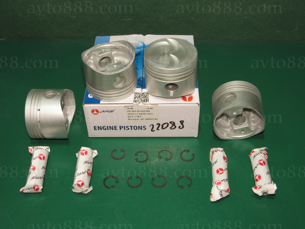 поршень Sens 1.3 75.5 "AMP" з пальцями
