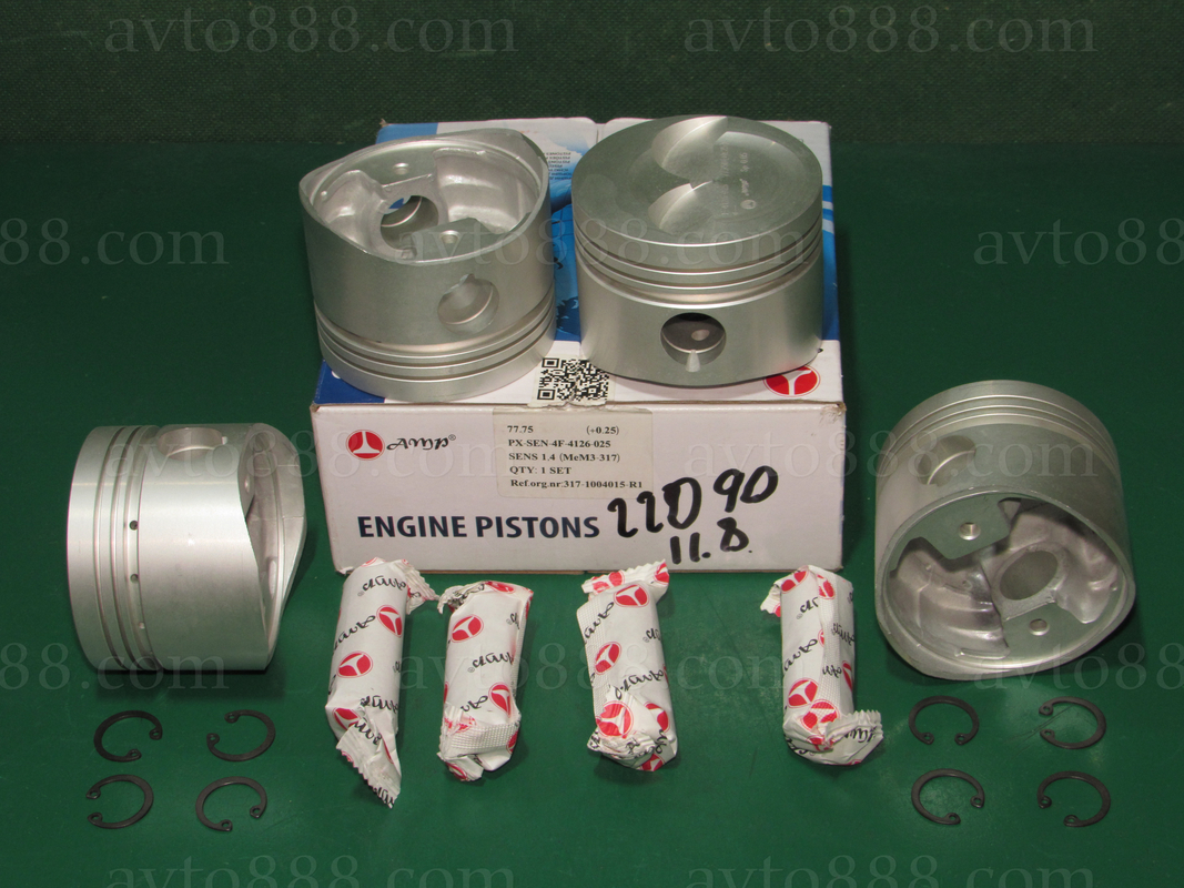 поршень Lanos 1.4 77,75 з пальц. "AMP"   АКЦІЯ