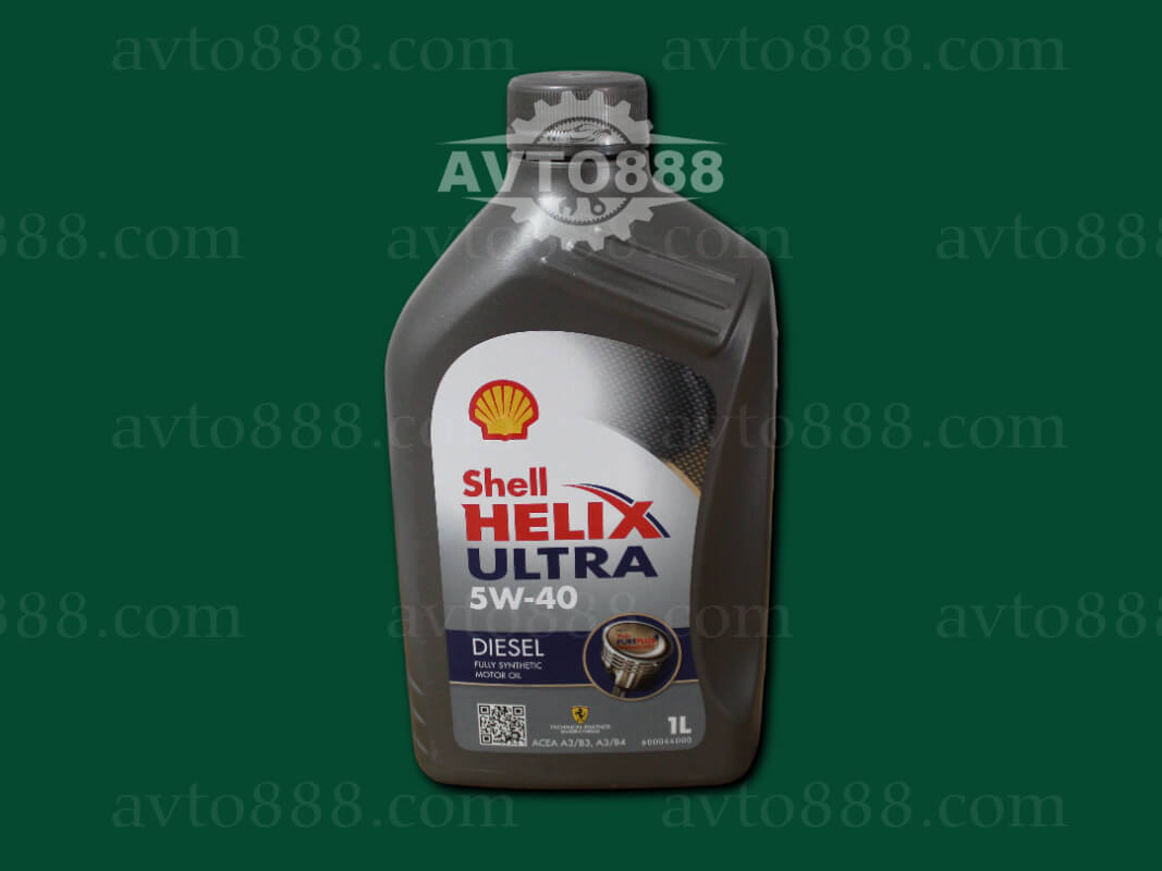 масло  5w40-diesel "Shell" Helix Ultra 1л   АКЦІЯ   - - -