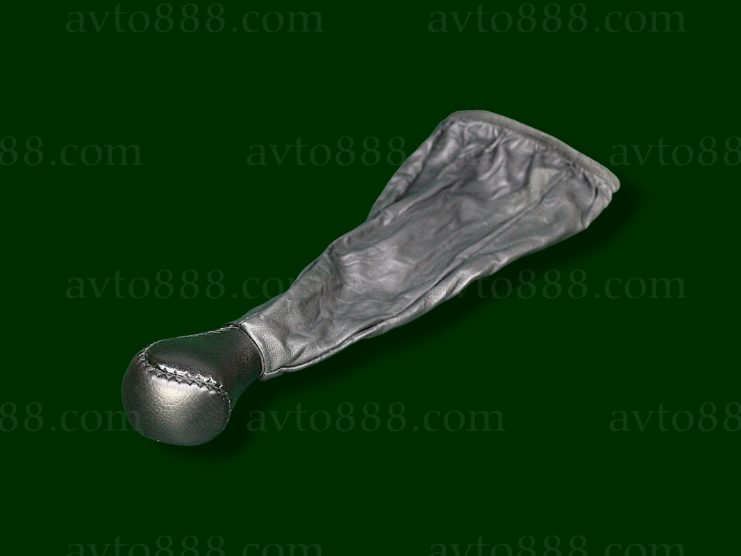 ричаг КПП 2101-07 у салоні чорний натуральна шкіра