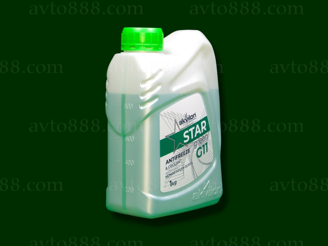 антифриз зелен.  1кг "Akvilon"="Star"   -30*