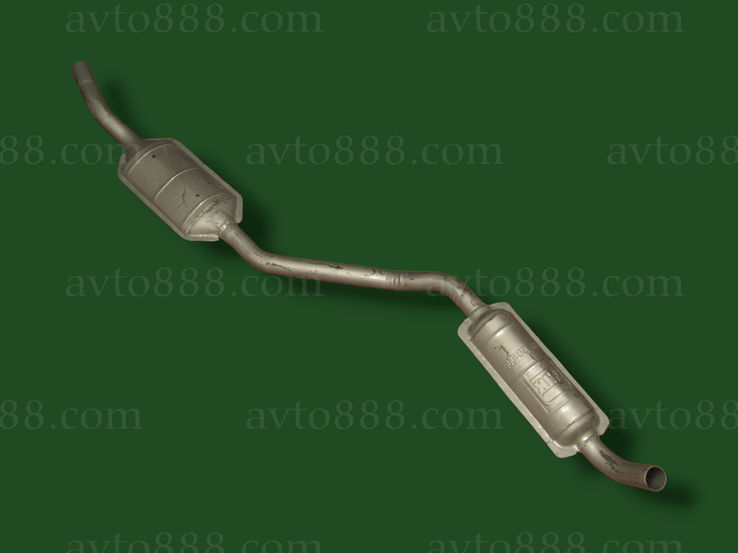 глушник 2103, 2106 РЕЗОНАТОР (2 бачка) катаний "ТМК"