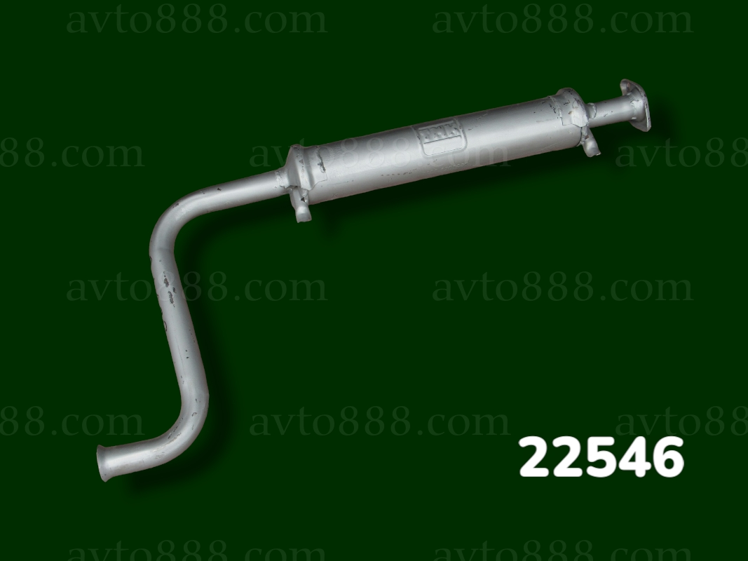 глушник 2110-12 16v РЕЗОНАТОР під катализ. >06 ЕВРО-3   -100 см.-