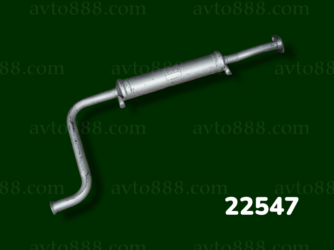 глушник 2110-12  8v РЕЗОНАТОР під катализ. >06 ЕВРО-2 "ТМК"   -120 см.-