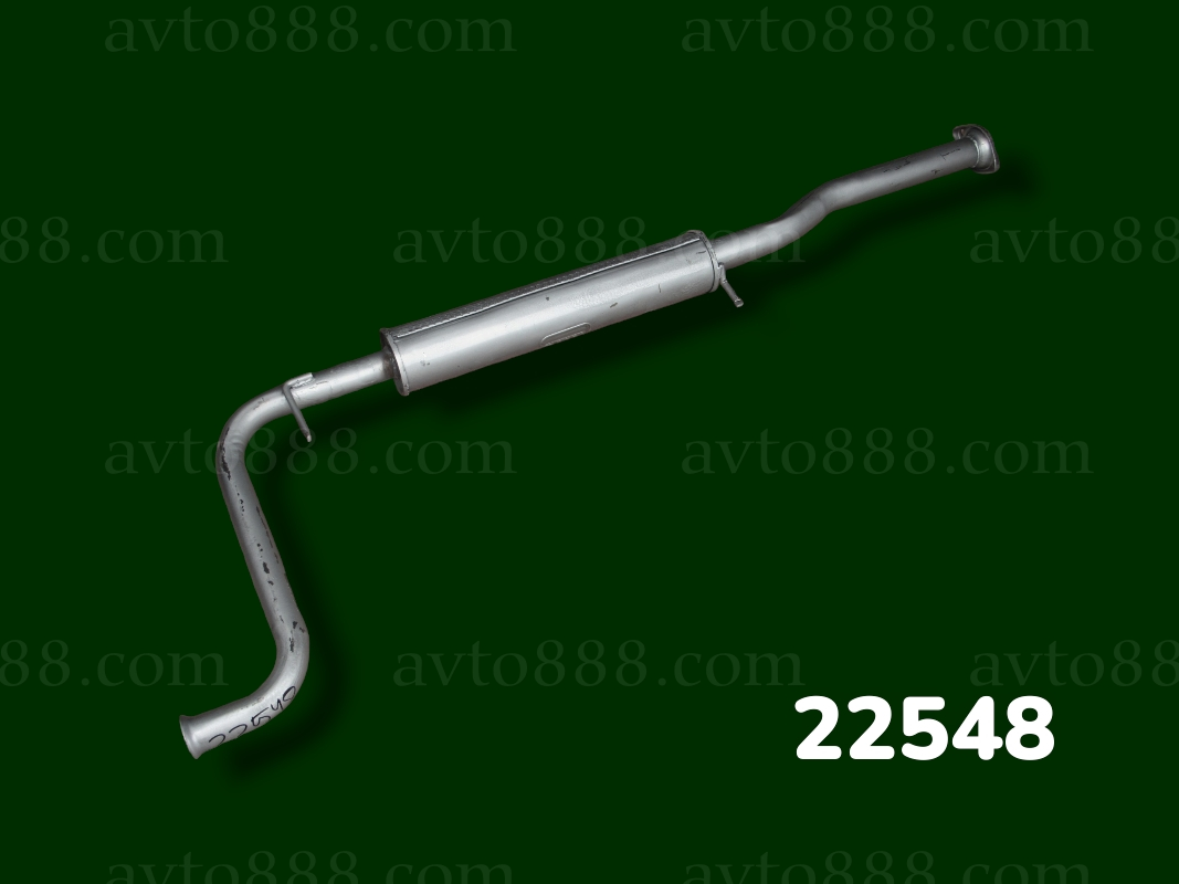 глушник 2110-12 16v РЕЗОНАТОР під катализ. 07< ЕВРО-5 "ТМК"   -147 см.-