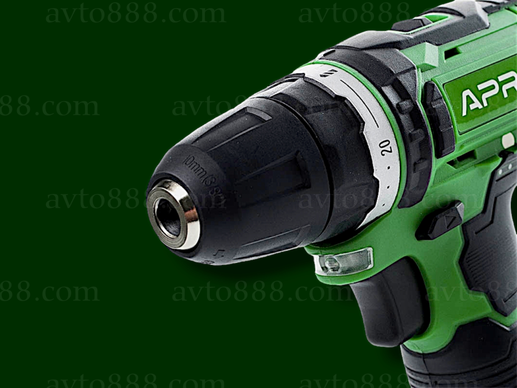 дрель-шуруповерт 12D / 12В / 1,5А / ЗУ / кейс / 2АКБ "APRO"