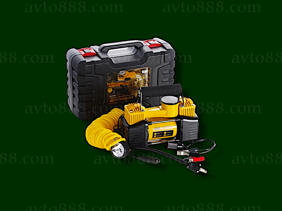 компресор "Сила" 2-поршн. в чемод.