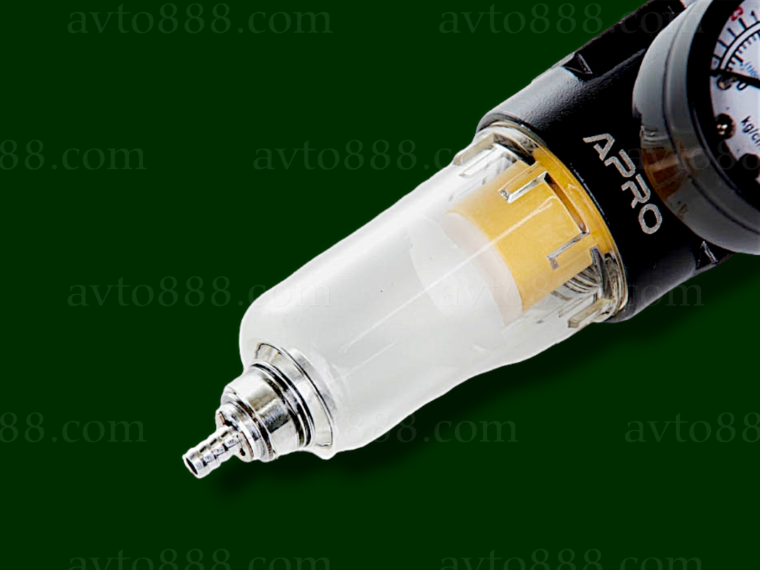 ПОКРАСКА Фильтр-влагоотделитель с редуктором и манометром 500 л/мин  ?`  (APRO)