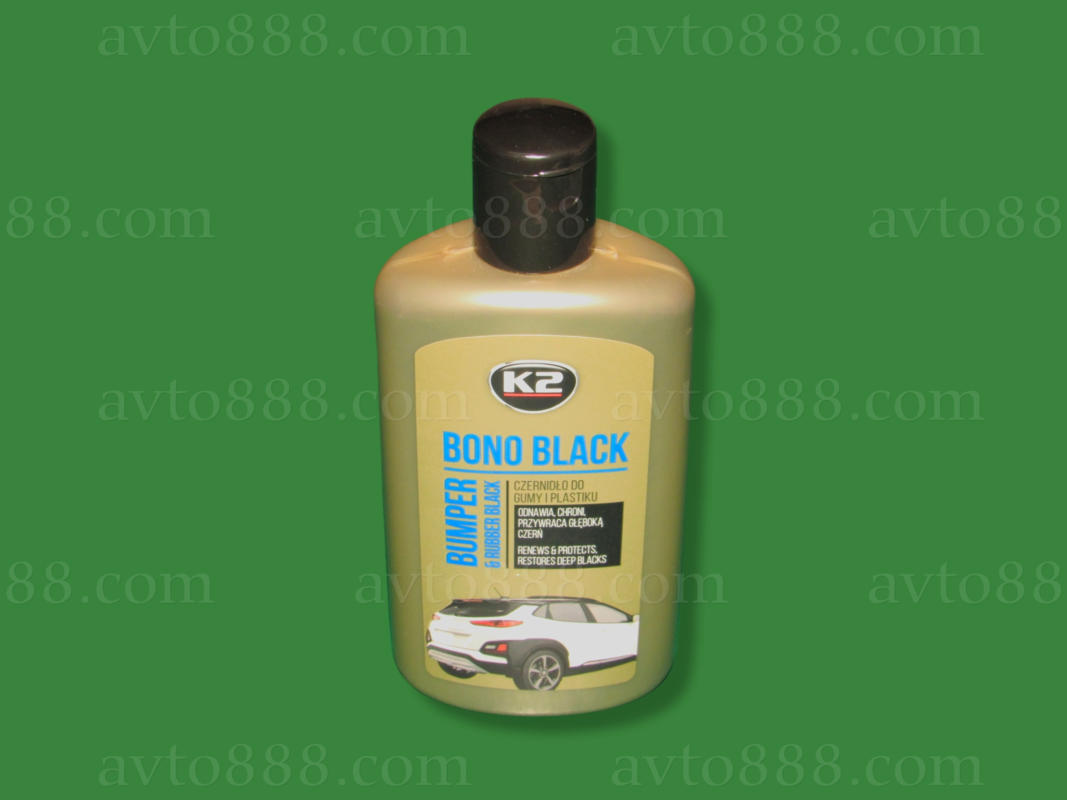 фарба бампера 250ml "K2"   чорніння бамперів та шин