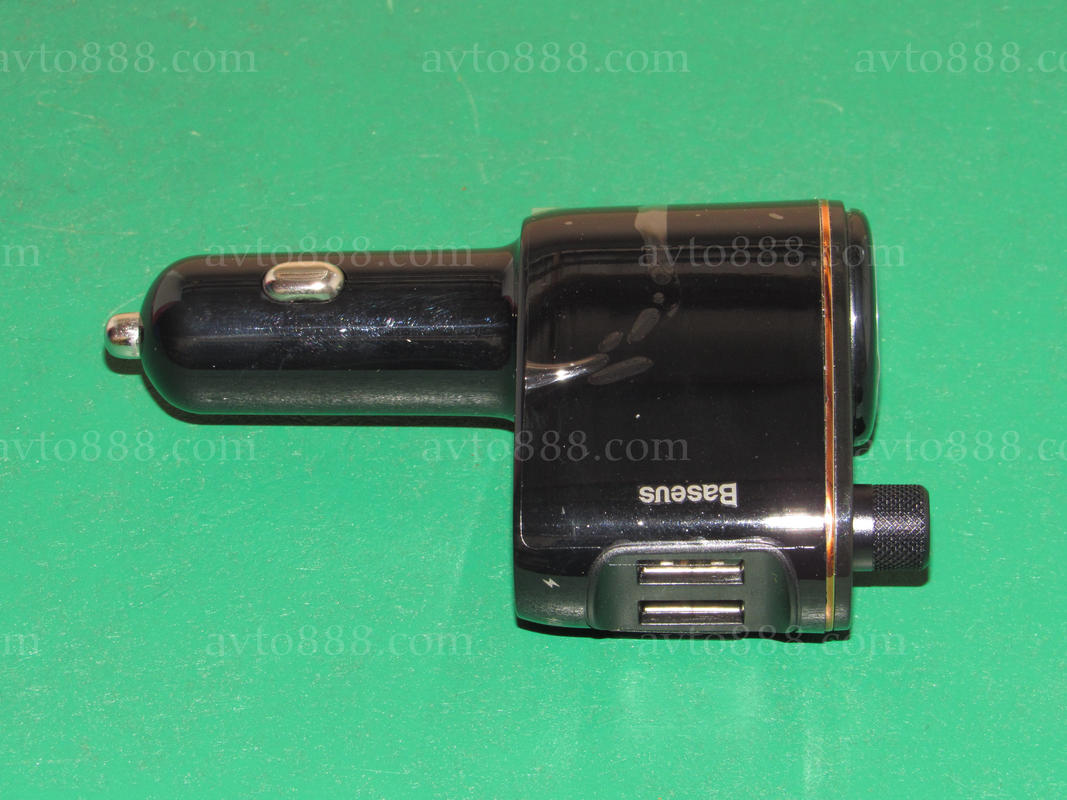 модулятор Baseus Locomotive Bluetooth MP3 Vehicle Charger Black