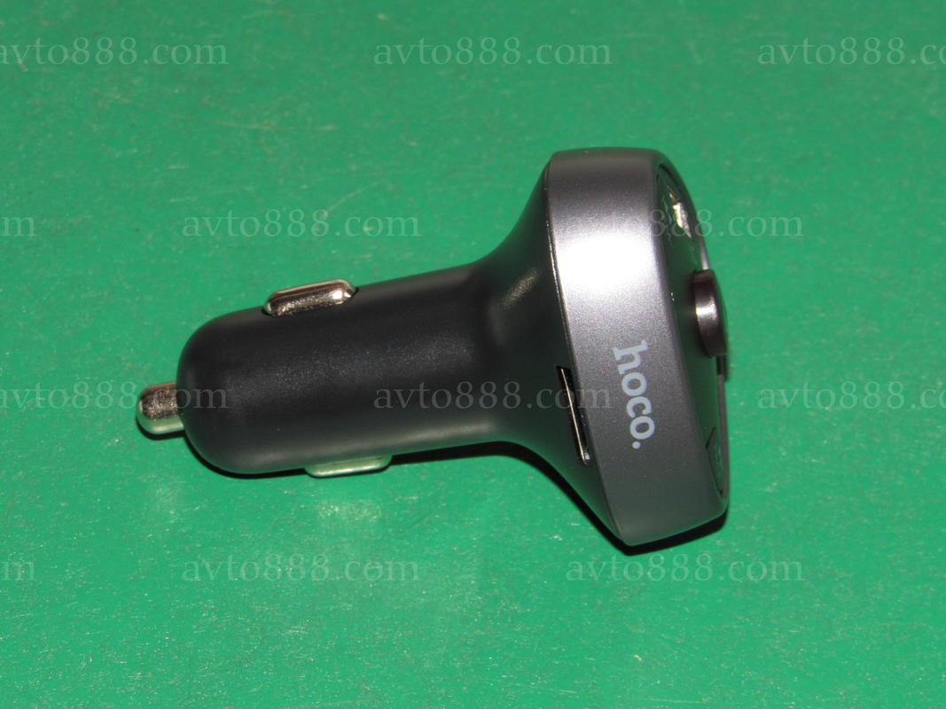 модулятор Hoco E51 Road treasure car BT FM transmitter Black