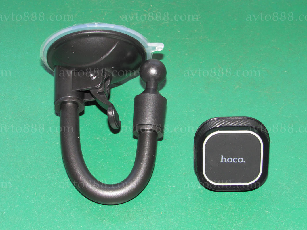 тримач телефона Hoco CA55 Astute series windshield car holder Black & Gray