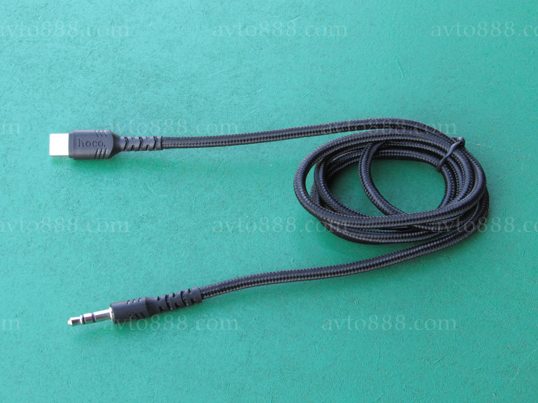 кабель Hoco UPA17 Type-C / AUX Digital audio conversion cable Black