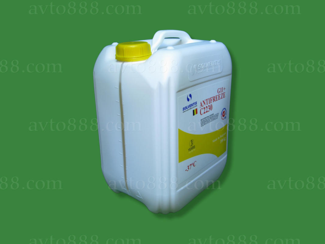 антифриз жовтий 10л "Solventis"