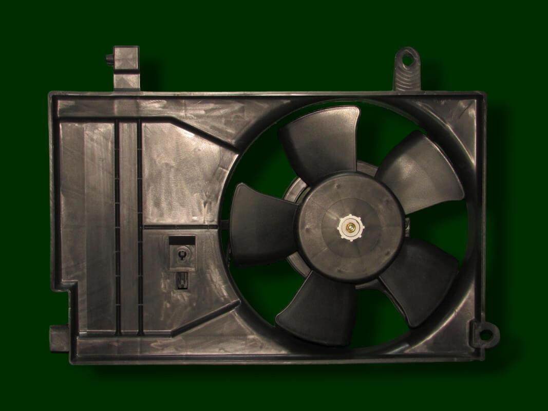 мотор охол. радіат. Aveo 1.6 допоміжний "FORCE ONE" в зборі