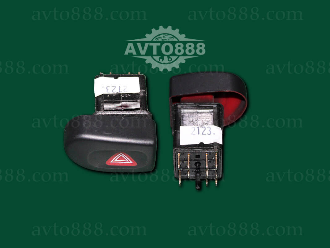 кнопка аварійки 2123 / 10конт. "АВАР"