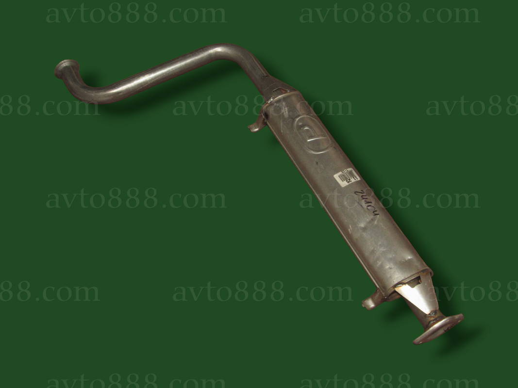 глушник 2110-12 16v РЕЗОНАТОР під катализ. >06 ЕВРО-3 "Polmo" (корот.)