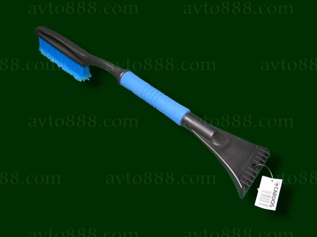 щітка з скребком 62,5см з "теплою ручкою" CARDOS SZCZOTKO-SKROBACZKA PREMIUM CZARNA