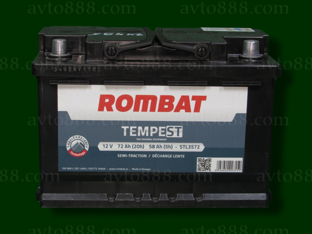 АКБ  72Ah-тяговий "ROMBAT"