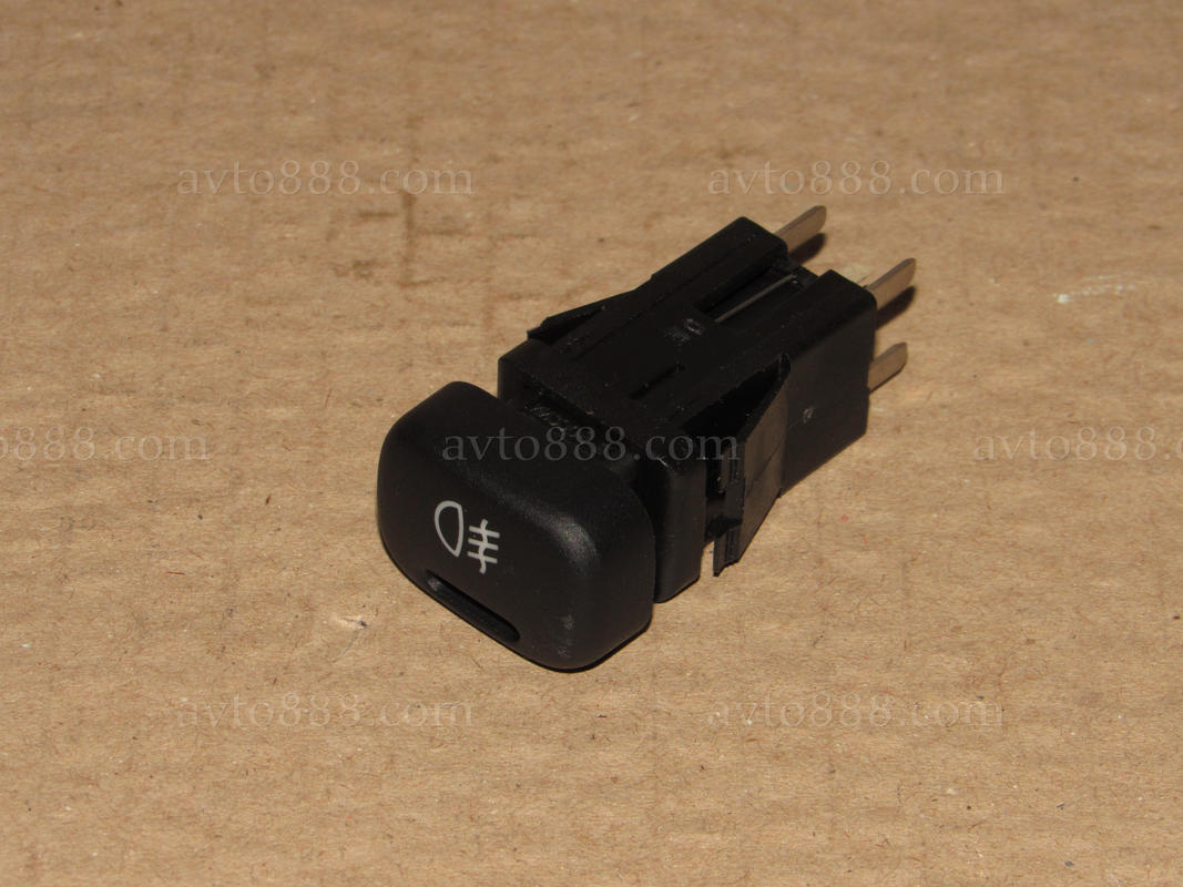 кнопка ПТФ 2115 пер. / 5конт. з зелен.підсв. "АВАР"