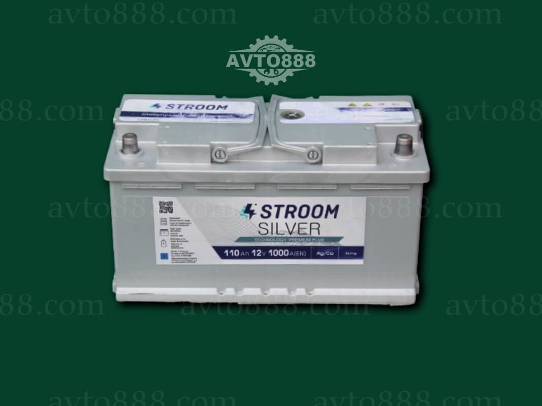 АКБ 110 R+ 1000A "Stroom" Silver