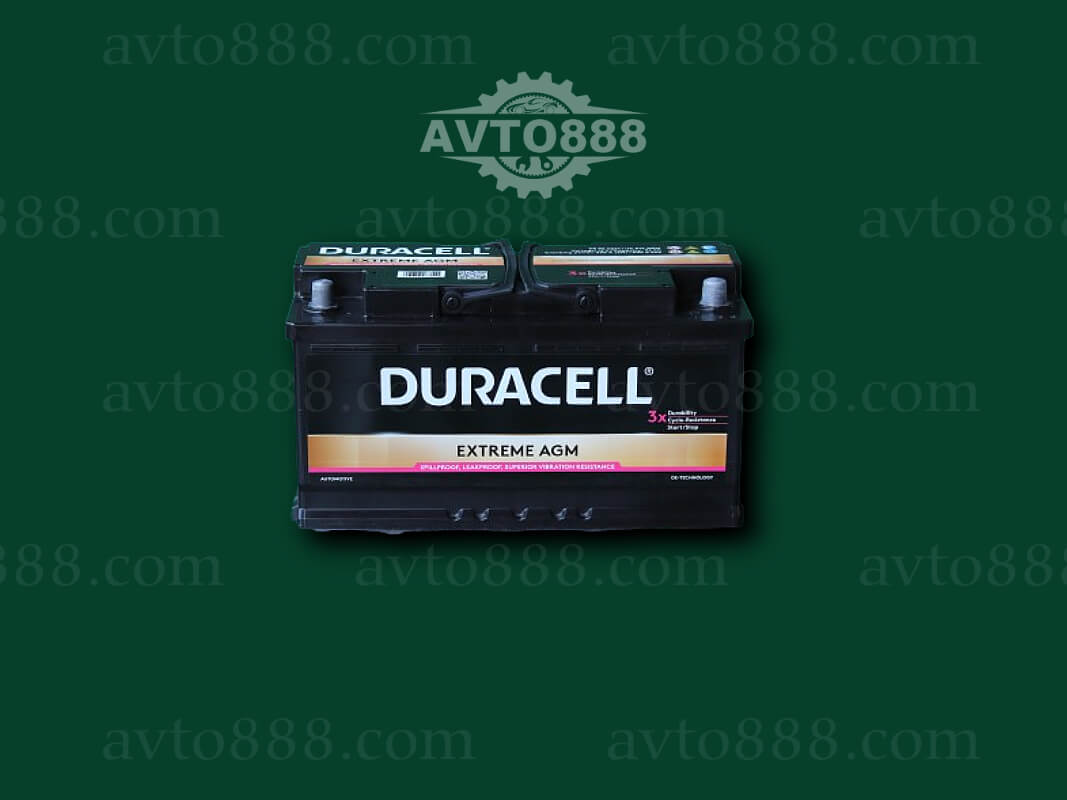 АКБ AGM  92 R+ 850A "Duracell"    - - -