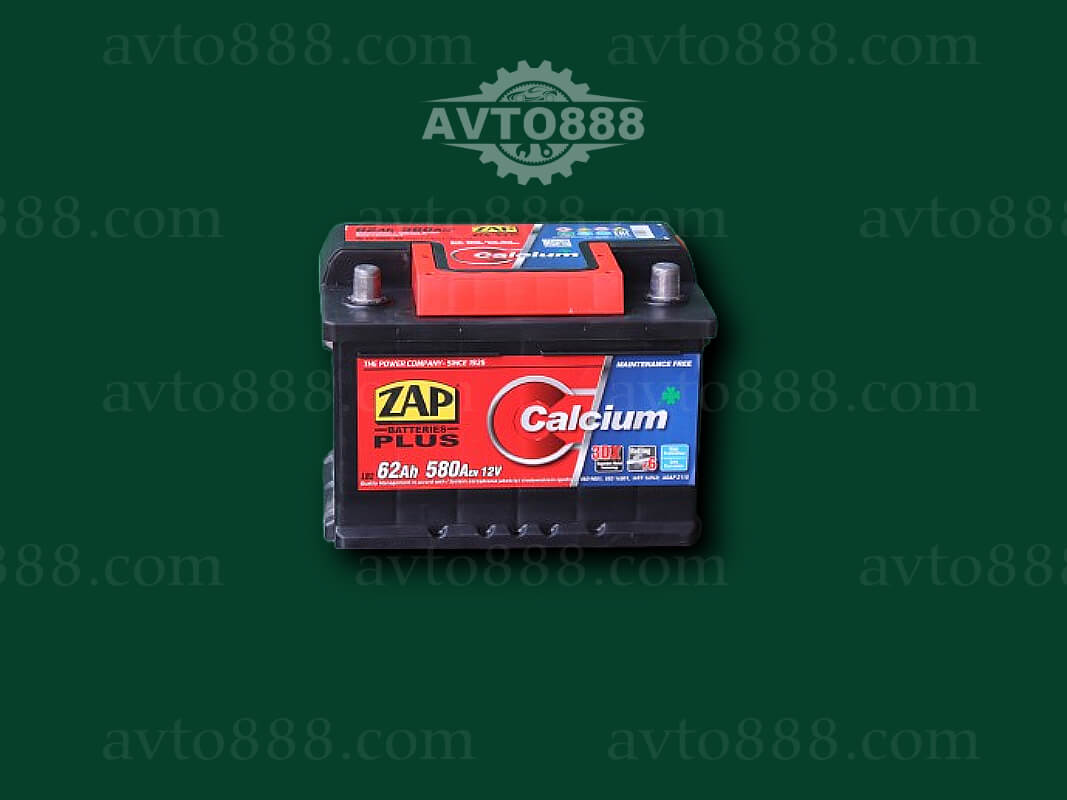 АКБ  62 R+ 580A "SZNAJDER"-"ZAP" низький   - - - - -