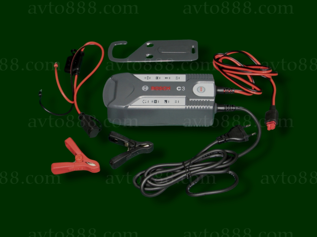 зарядний пристрій   6-12в C-30 для гелевих+електроліт АКБ "Bosch"