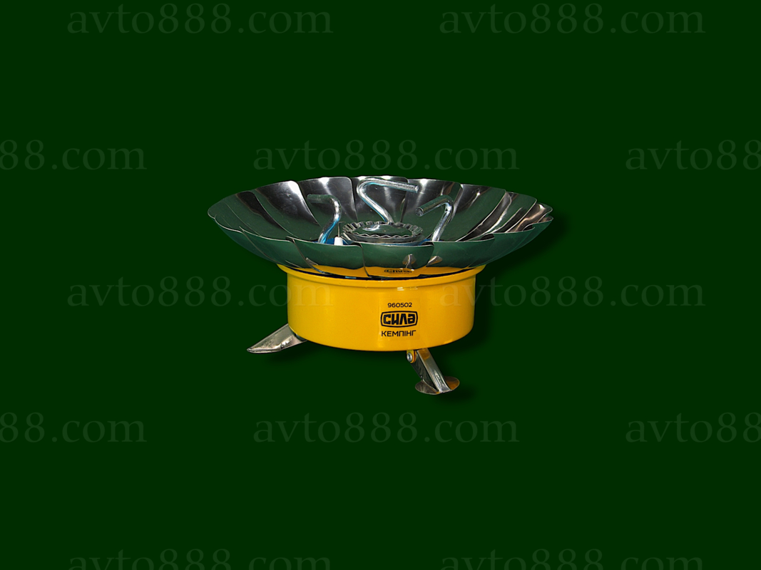 ГАЗова плитка портативна 210*210*100 "Сила" Тюльпан з захистом від вітру