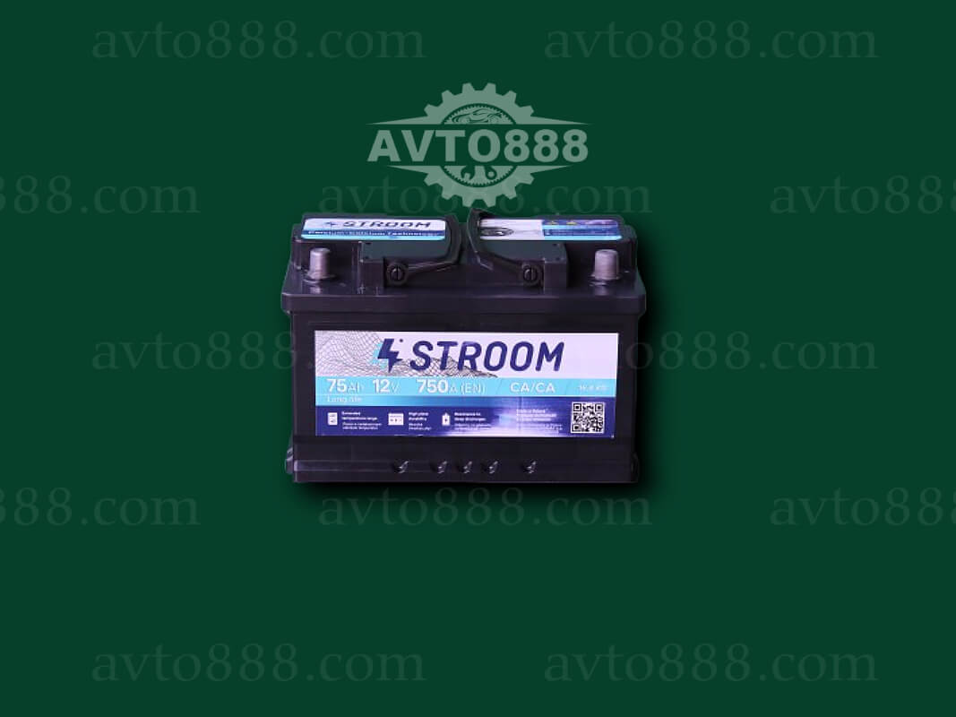 АКБ  75 R+ 750A "Stroom"