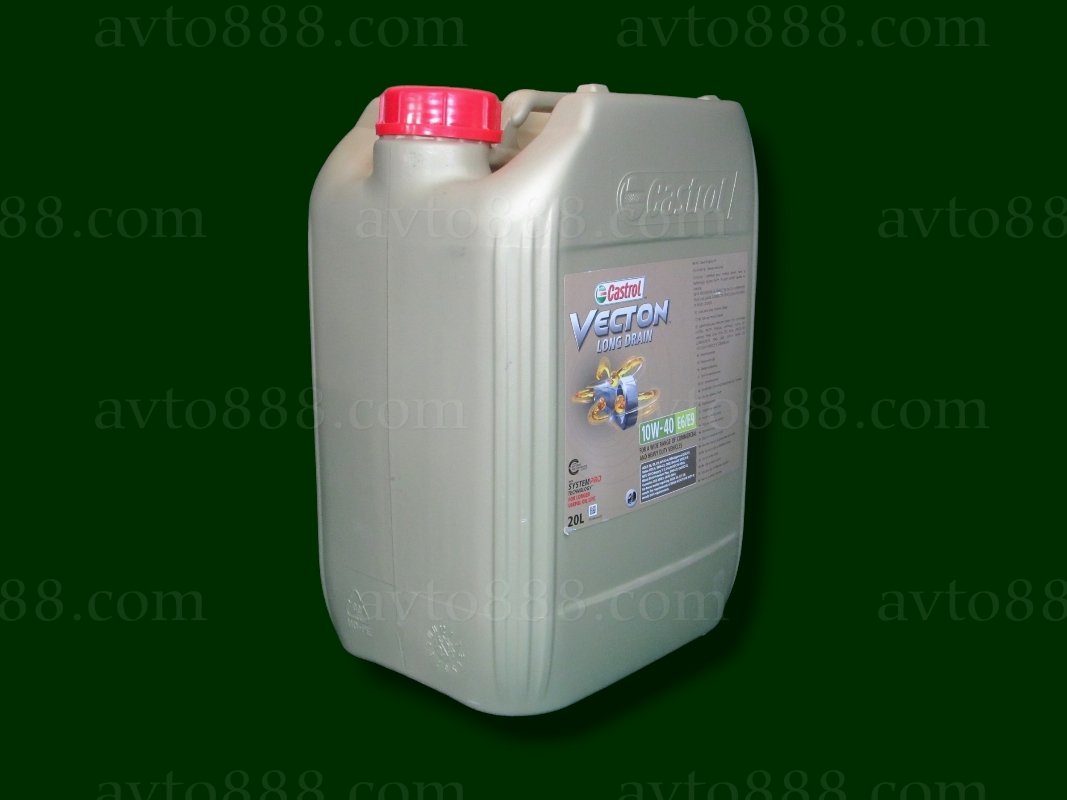 масло 10w40-diesel-20л "Castrol" Vecton E6E9 LONG ORAIN 20л